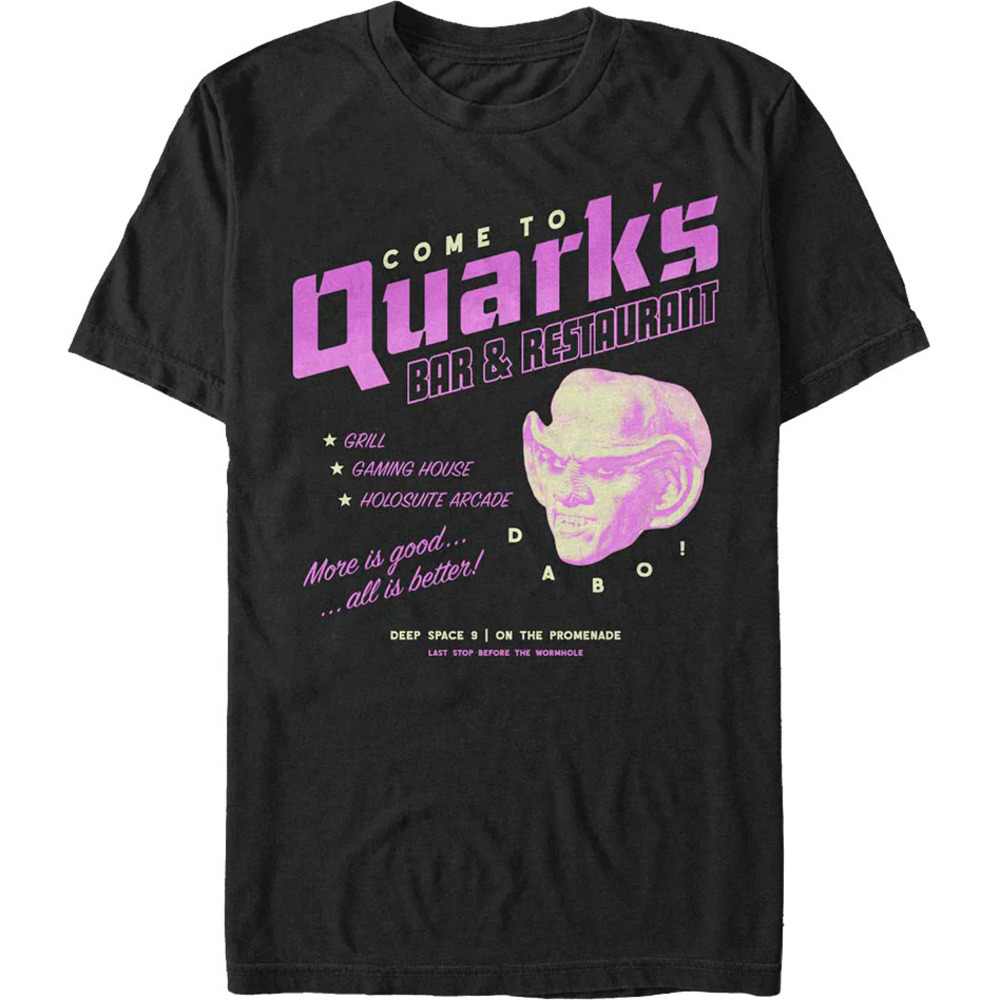 Quarks Bar Restaurant Star Trek Deep Space Nine Tshirt
